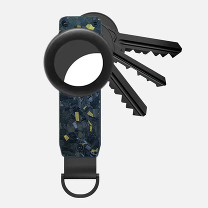 Key Organizer Compact Holder Metal Key Chain Minimalist Key Case Holder for Keychain Secures 2-6 Keys