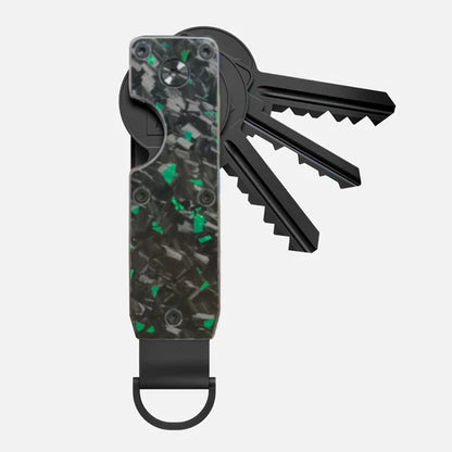 Key Organizer Compact Holder Metal Key Chain Minimalist Key Case Holder for Keychain Secures 2-6 Keys