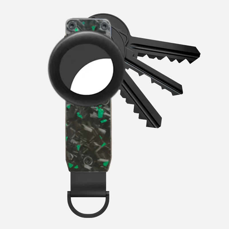 Key Organizer Compact Holder Metal Key Chain Minimalist Key Case Holder for Keychain Secures 2-6 Keys