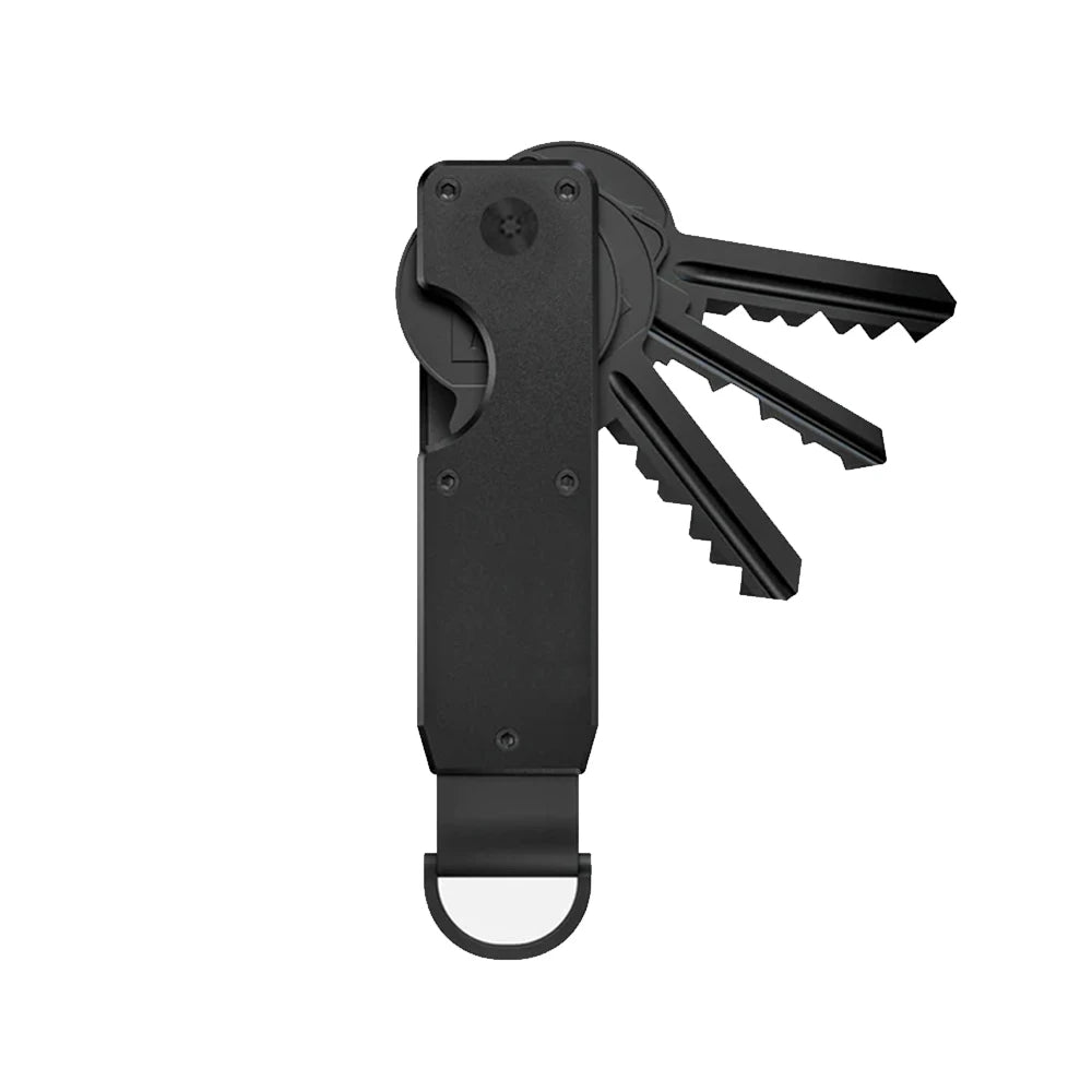 Key Organizer Compact Holder Metal Key Chain Minimalist Key Case Holder for Keychain Secures 2-6 Keys