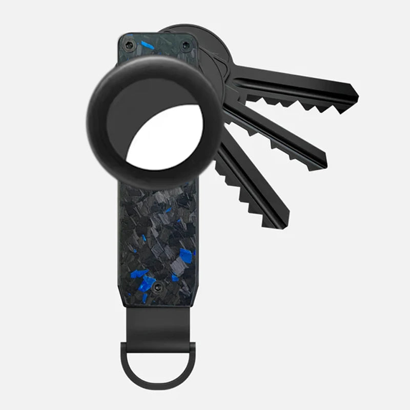 Key Organizer Compact Holder Metal Key Chain Minimalist Key Case Holder for Keychain Secures 2-6 Keys