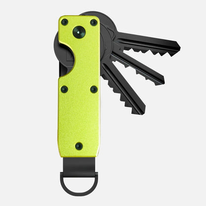 Key Organizer Compact Holder Metal Key Chain Minimalist Key Case Holder for Keychain Secures 2-6 Keys
