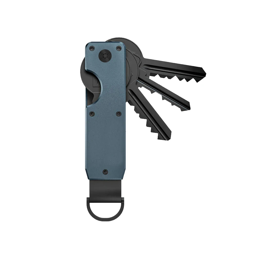 Key Organizer Compact Holder Metal Key Chain Minimalist Key Case Holder for Keychain Secures 2-6 Keys