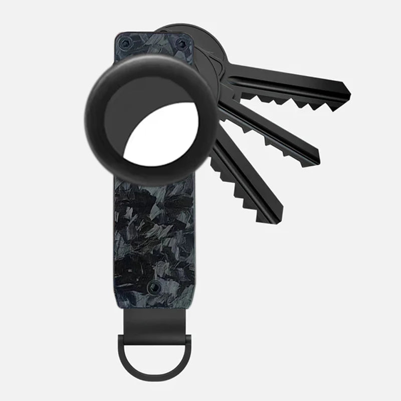 Key Organizer Compact Holder Metal Key Chain Minimalist Key Case Holder for Keychain Secures 2-6 Keys