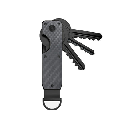 Key Organizer Compact Holder Metal Key Chain Minimalist Key Case Holder for Keychain Secures 2-6 Keys