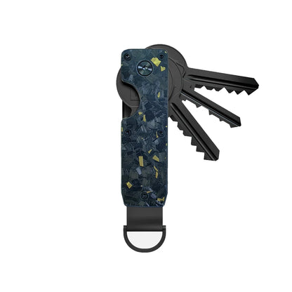 Key Organizer Compact Holder Metal Key Chain Minimalist Key Case Holder for Keychain Secures 2-6 Keys